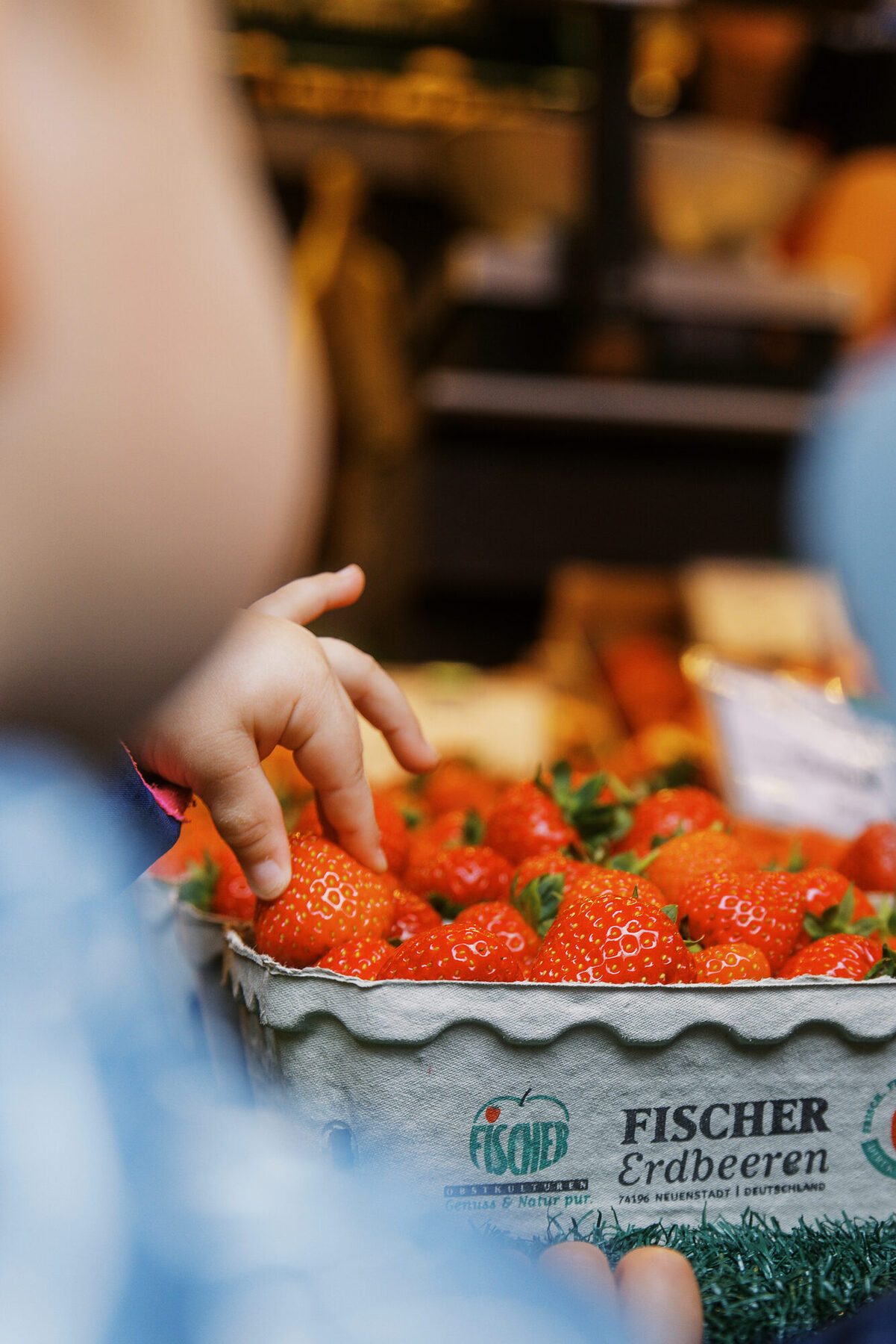 Obst- und Gemüseauslage